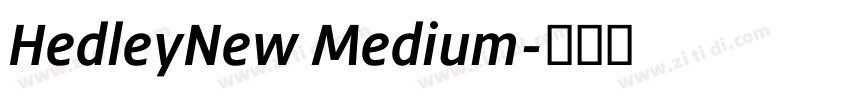 HedleyNew Medium字体转换